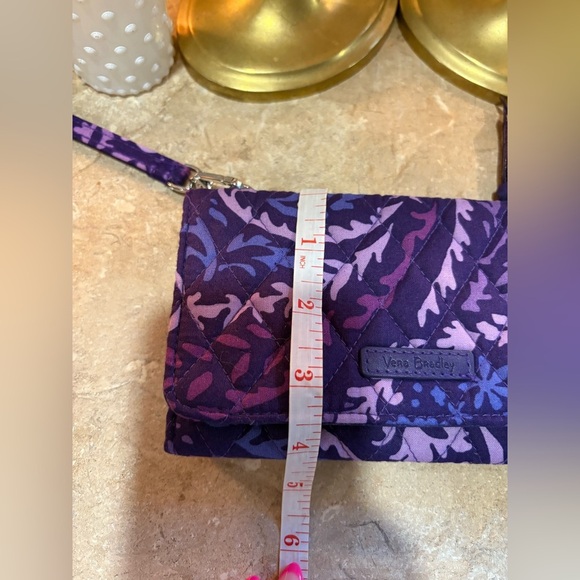 Vera Bradley RGID Protection Purple Clutch Wristlet. - Picture 12 of 15
